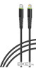 Дата кабель USB-C to Lightning 1.2m CBFLEXTL1 18W black Intaleo (1283126542459)