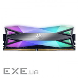 Модуль пам'яті ADATA XPG Spectrix D60G RGB Tungsten Gray DDR4 3600MHz 8GB (AX4U36008G18I-ST60)