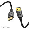 Кабель DisplayPort (M) - DisplayPort (M), 1.5 м, Black, ColorWay, V1.4, 8K / 60 Гц (CW-CBDP093-BK)