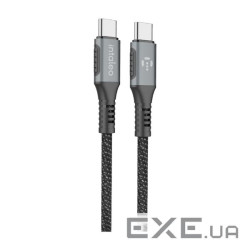 Дата кабель USB-C to USB-C 2.0m CBGPD100WTT2 100W Intaleo (1283126559570)