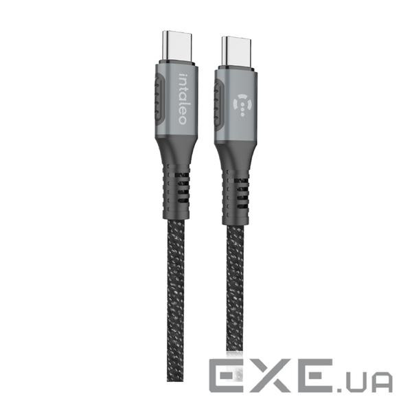 Дата кабель USB-C to USB-C 2.0m CBGPD100WTT2 100W Intaleo (1283126559570)