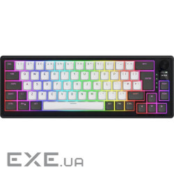 Клавіатура бездротова HATOR Skyfall 65 Pro wireless Aurum Vanila Silent Switch UK-ISO Bl (HTK4160EU)