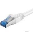 Патч-корд екранований RJ45 SFTP6a 1.5m,patch AWG27 D=6.0mm LSOH Gold Cu,білий (75.09.5609-10) (75.09.5609-10)