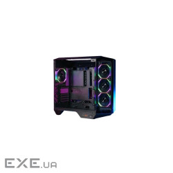 Корпус ATX W/O PSU DY470 BLACK DARK FLASH