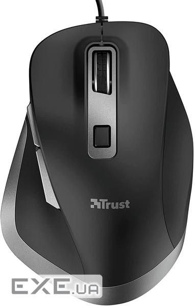 Миша Trust Fyda Comfortable ECO Black/Grey (24728)