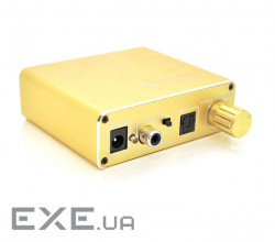 Активний конвертер VEGGIEG F101 з цифрового (SPDIF) в аналоговий (RCA) аудіо сигнал , Gold