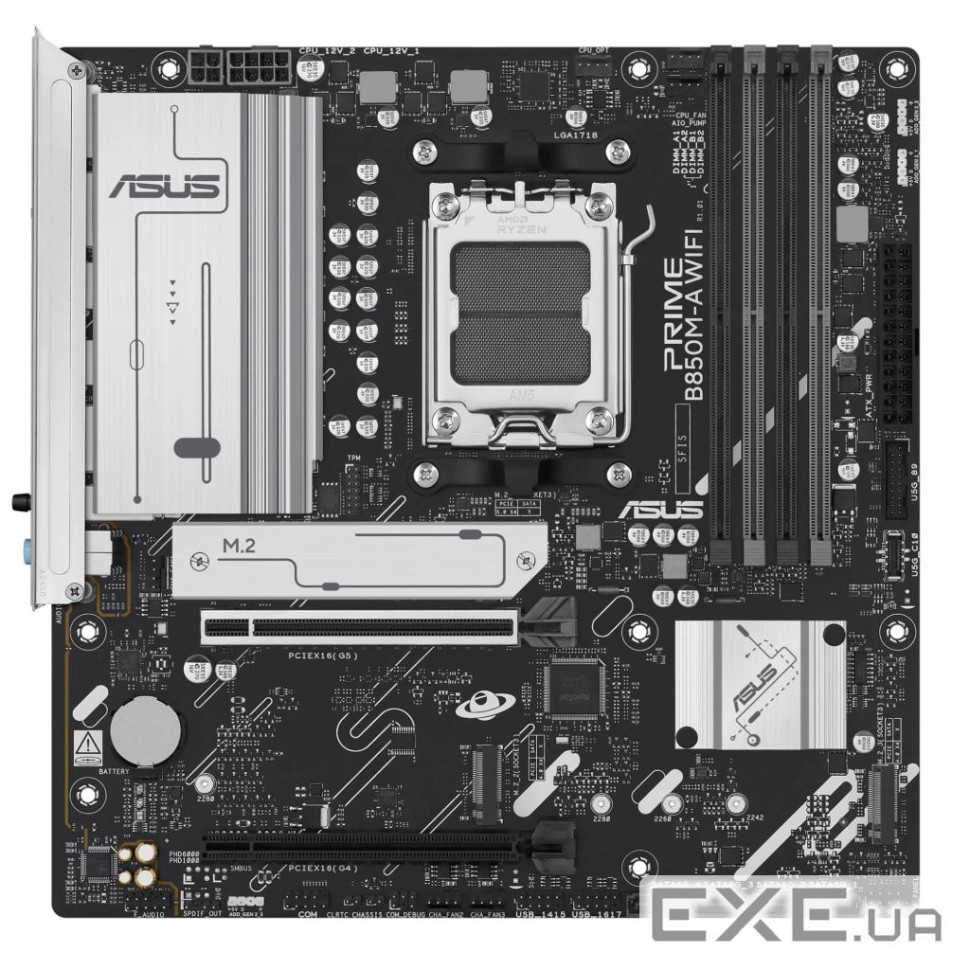 Материнська плата ASUS Prime B850M-A WiFi