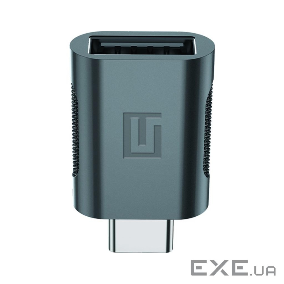 Перехідник OTG USB 2.0 AF to USB-C Space Grey Armorstandart (ARM69356)