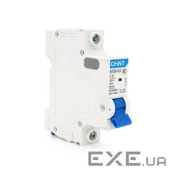 Автоматичний вимикач CHNT NXB-63 1P C6, 6A (NXB-63-1P-C6)