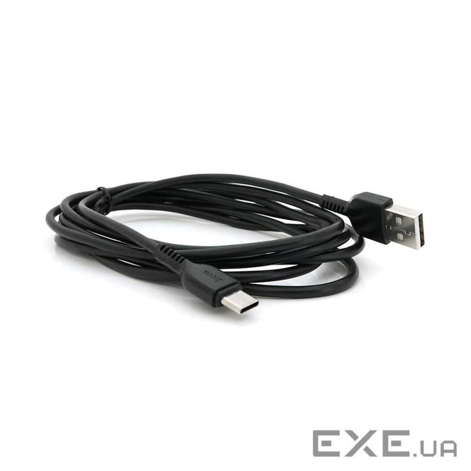 Кабель Hoco X20, Type-C-USB, 3A, Black, довжина 2м, BOX (Hoco X20 / TB2)