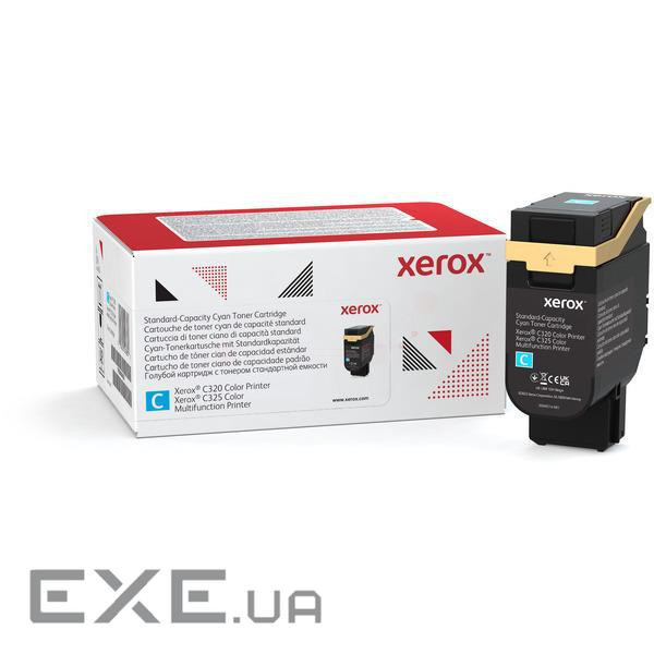 Тонер картридж Xerox C320/C325 Cyan (1800 стор) (006R04824)