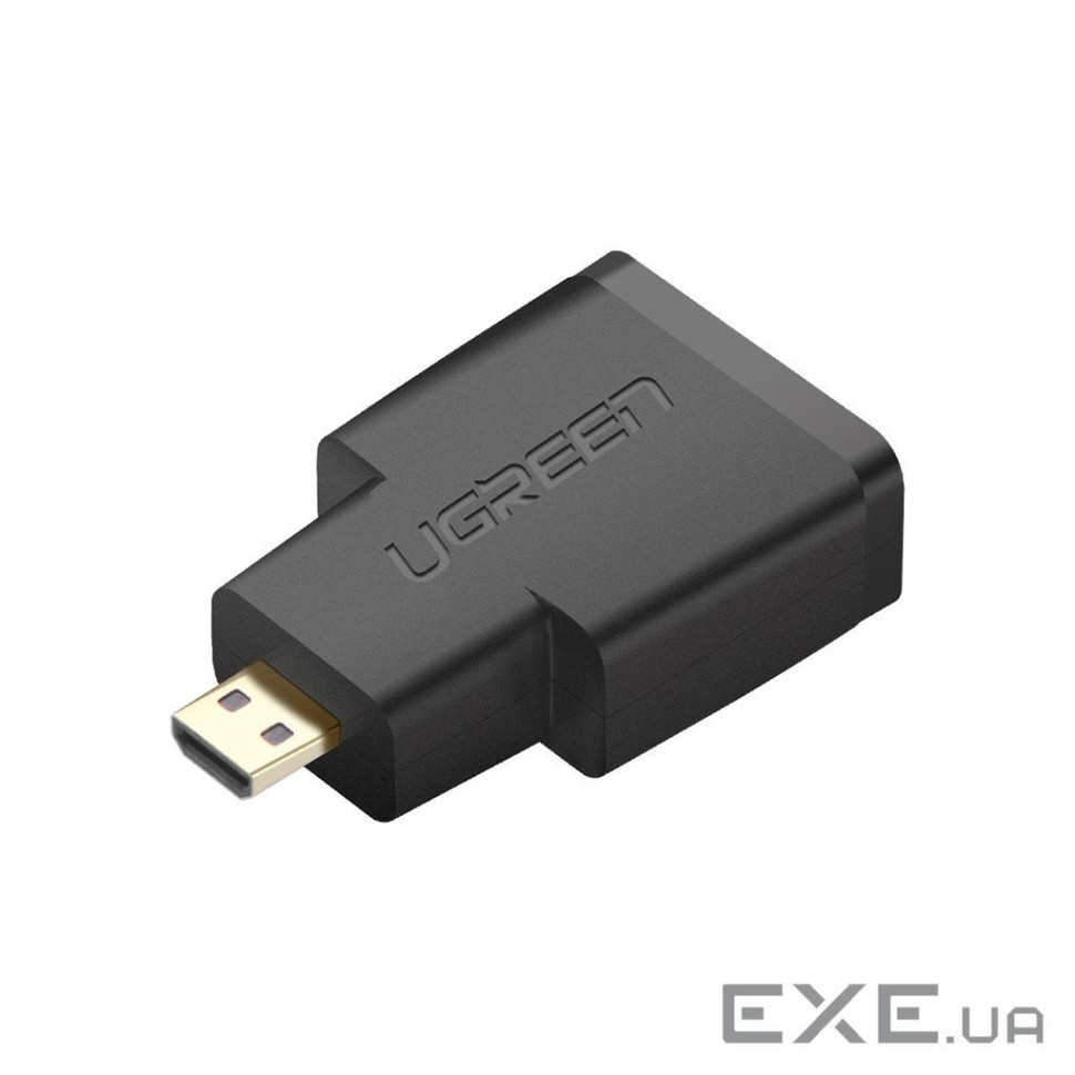 Перехідник Micro HDMI M to HDMI F black Ugreen (20106)
