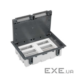 Люк на 12xK45 модулів, глибина 70-105 мм, сірий, відповідник люка SF670/1 (KF1270/1)