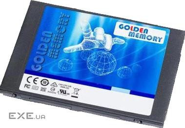 Твердотільний накопичувач 120Gb, Golden Memory, SATA3, 2.5 ", MLC, 500/350 MB / s (AV120CGB)