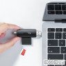 Зчитувач флеш-карт Ugreen USB-C + USB to TF/SD 3.0 CM304 black (80191)