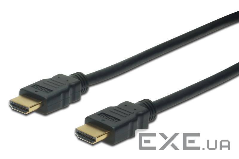 Кабель мультимедійний HDMI M to HDMI M 5.0m Assmann (AK-330114-050-S)