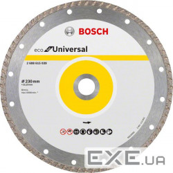 Диск алмазний Bosch ECO Univ.Turbo 230-22.23 (2.608.615.039)