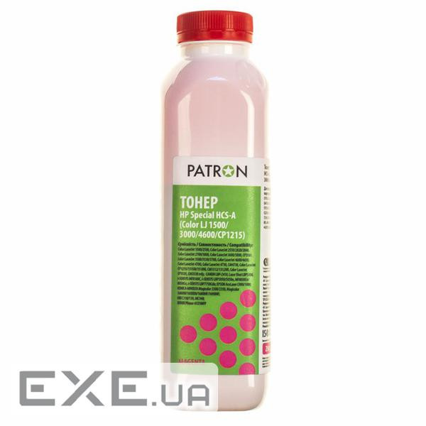 Тонер HP CLJ 1500/3000/4600/CP1215) MAGENTA 250г Patron (HCS-A-M-250)