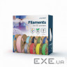 Філамент для 3D-принтера Gembird 3DP-PLA+1.75-01-GR , PLA+, 1.75 мм, сірий (3DP-PLA+1.75-02-GR) (3DP-PLA+1.75-02-GR)