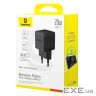 Зарядний пристрій Baseus Palm Fast Charger C+U 20W black (P10111608113-00)