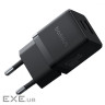 Зарядний пристрій Baseus Palm Fast Charger C+U 20W black (P10111608113-00)