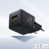 Зарядний пристрій Baseus Palm Fast Charger C+U 20W black (P10111608113-00)