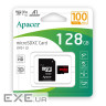 Карта пам'яті APACER microSDXC 128GB UHS-I V10 A1 Class 10 + SD-adapter (AP128GMCSX10UB-R)