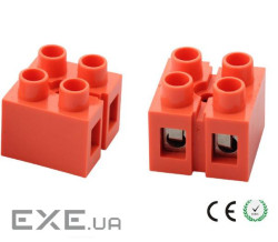 Клемний блок H2519-2P 36A / 660V, матеріал мідь, перетин дроту 0.5-6мм2 2