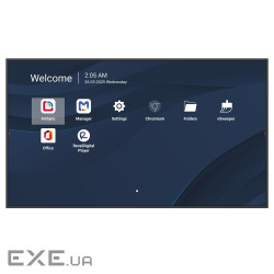 55" UHD РК дисплей, 500 nits, 5000:1, Android 14, 24/7, 4GB DDR4/32GB, HDMI in x3, USB- (CDE5514-2C)