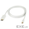 Кабель мультимедійний DisplayPort M to HDMI M 2.0m Extradigital (KBD1669)