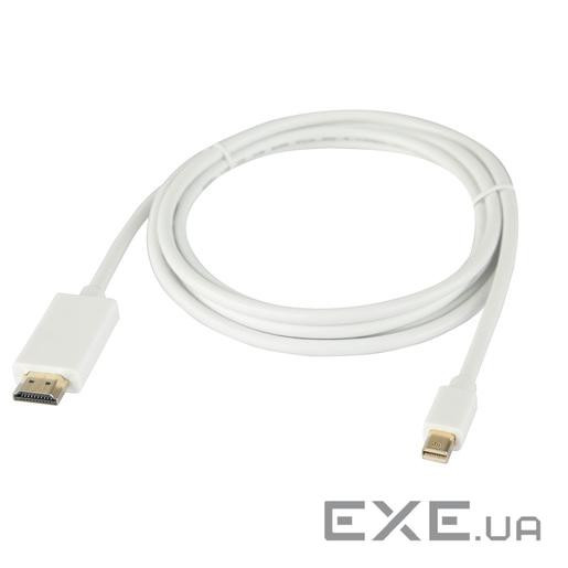 Кабель мультимедійний DisplayPort M to HDMI M 2.0m Extradigital (KBD1669)