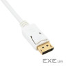 Кабель мультимедійний DisplayPort M to HDMI M 2.0m Extradigital (KBD1669)