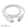 Кабель мультимедійний DisplayPort M to HDMI M 2.0m Extradigital (KBD1669)