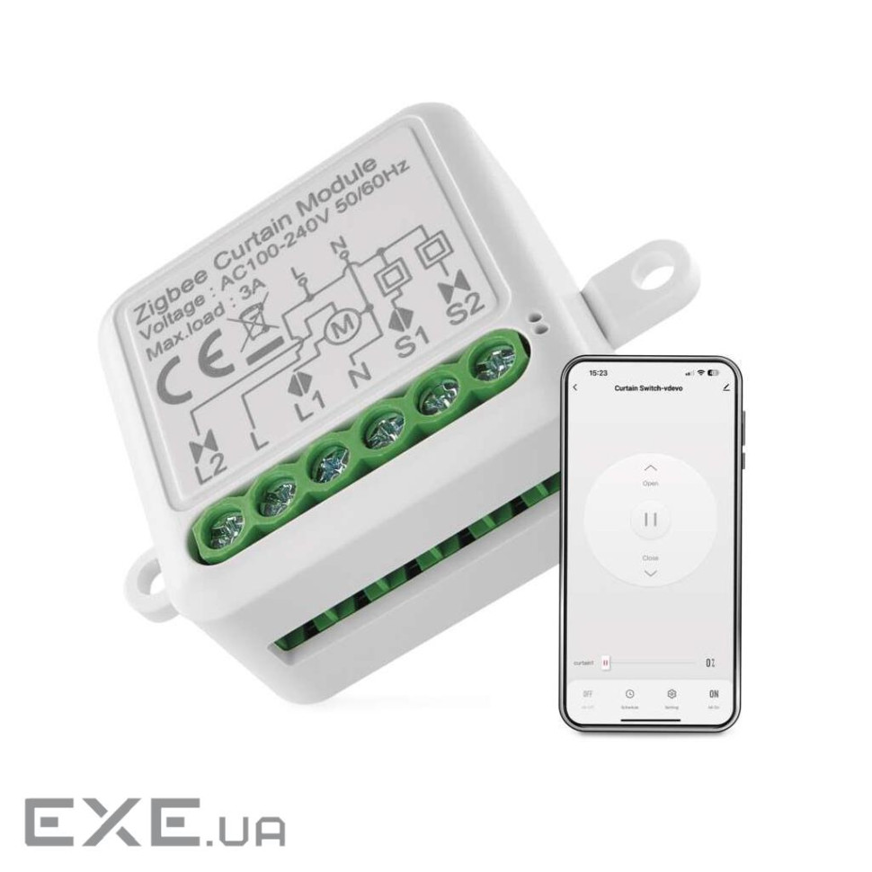 Модуль управління розумним будинком EMOS H5109 Smart Motor Control ZigBee 3.0 Single Channel