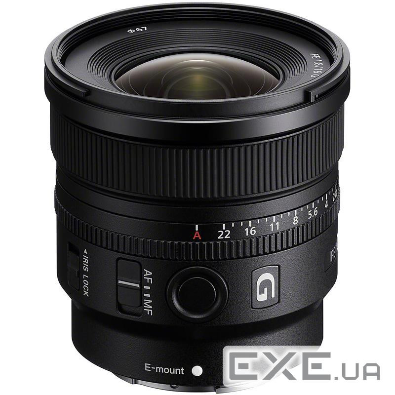 Об'єктив Sony 16mm f/1.8 G для NEX FF (SEL16F18GB.SYX)