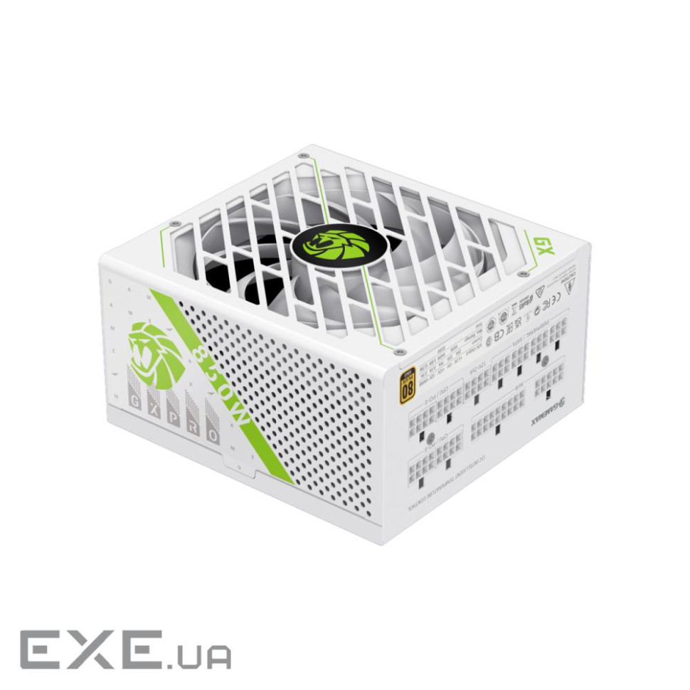 Блок живлення Gamemax 850W (GX-850 PRO WT(ATX3.1PCIe5.1))