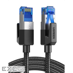 Патч-корд 1.5м, S/FTP cat 7 RJ-45 COPPER black Ugreen (U_80430)
