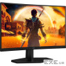 Монiтор TFT AOC 23.6" C24G42E VA Curved FHD 300nit 180Hz 2*HDMI DP MM Black/Red