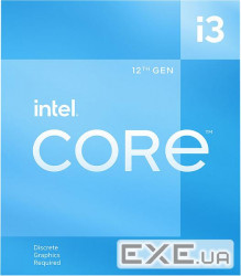 Процесор INTEL Core™ i3 12100F (BX8071512100F)