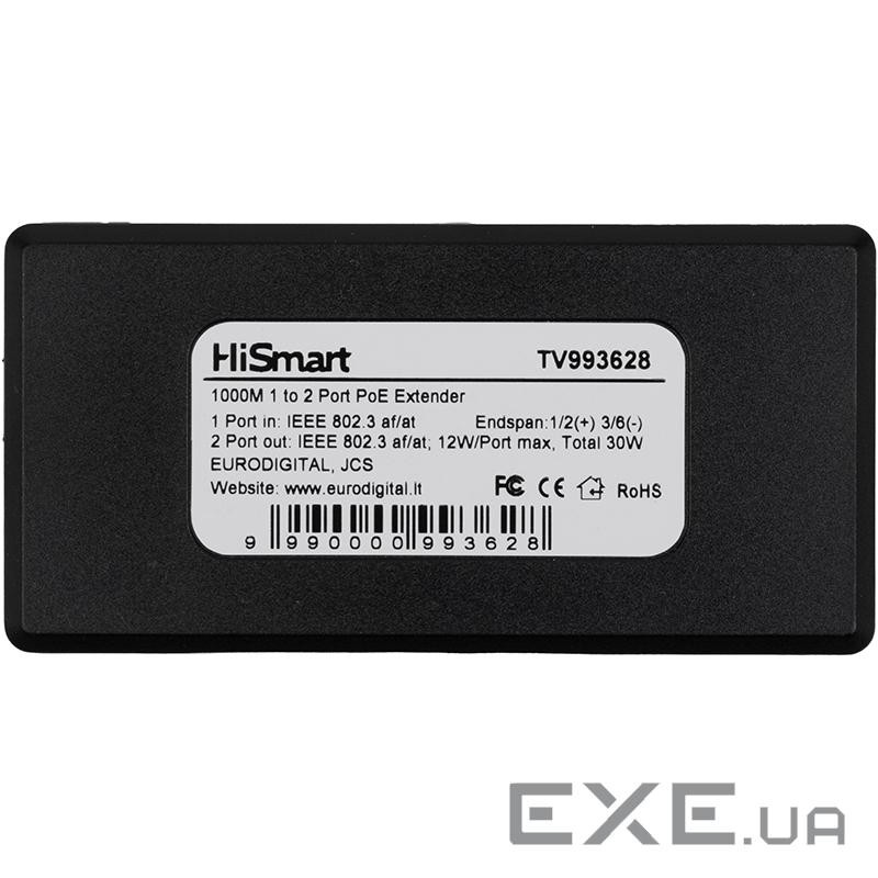 Розширювач PoE 10/100/1000M 100 м, 15 Вт (TV993628)