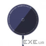 Бездротове ЗУ Baseus Simple Mini3 Magnetic Wireless Charger 15W purple (CCJJ040205)