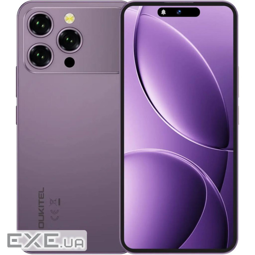 Смартфон Oukitel P1 Pro 6.7" FHD+ /4GB/256GB/ G100 /5150mAh/ 50+32Мп / Purple (P1_Pro_4_256_PL)