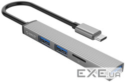 Мультипортовий адаптер Orico AH-A12F-GY-BP (CA913770)