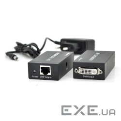 Активний подовжувач DVI 60m по кручений парі через RJ-45, Black, BOX (YT-AEC DVI-60m) RJ-45, Black, BOX (YT-AEC DVI-60m)