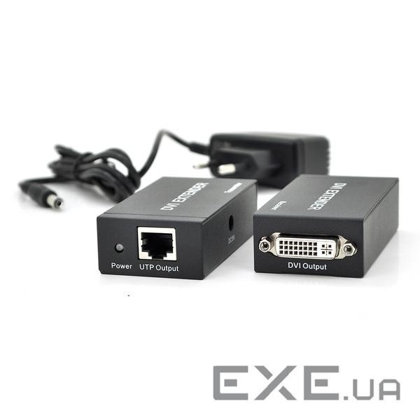 Активний подовжувач DVI 60m по кручений парі через RJ-45, Black, BOX (YT-AEC DVI-60m) RJ-45, Black, BOX (YT-AEC DVI-60m)