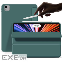 Чeхол BeCover Tri Fold Soft TPU Silicone для Apple iPad Air 13" M2 2024 Dark Green (711470)