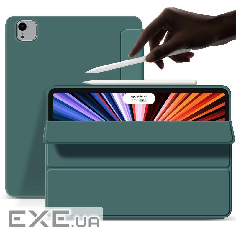 Чeхол BeCover Tri Fold Soft TPU Silicone для Apple iPad Air 13" M2 2024 Dark Green (711470)
