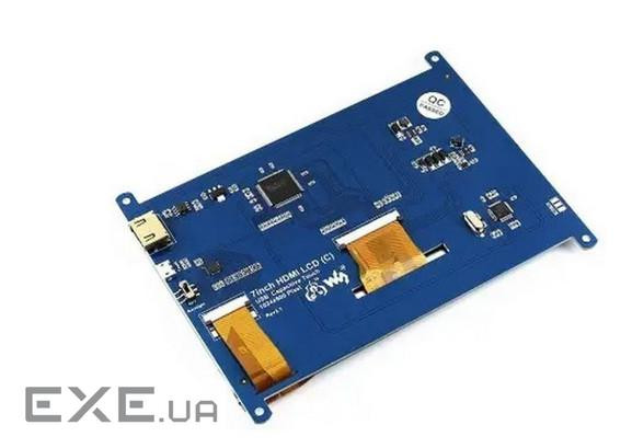 Екран Waveshare 7'' 1024x600 LCD IPS Capacitive TS HDMI для PI 3/PI 4/Banana Pi (RA420)