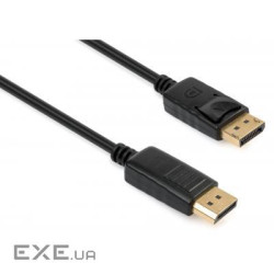 Кабель мультимедійний DisplayPort M to DisplayPort M 3.0m Vinga (VCPDPMM3BK)