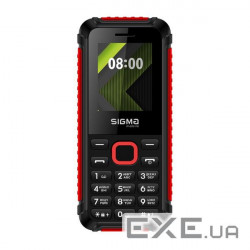 Мобільний телефон Sigma X-style 18 Track Black-Red (4827798854426) (X-style 18 Track Black/Red)